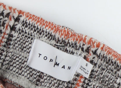 Topman Men's Multicoloured Check Joggers S