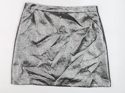 Marks and Spencer Women's Silver Pencil Skirt Size 14