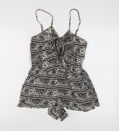 Womens UK Size S American Eagle Outfitters One-Piece Multicoloured Playsuit