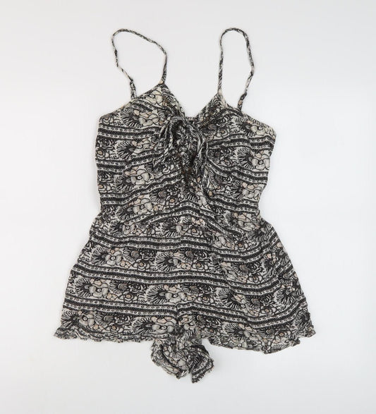 Womens UK Size S American Eagle Outfitters One-Piece Multicoloured Playsuit