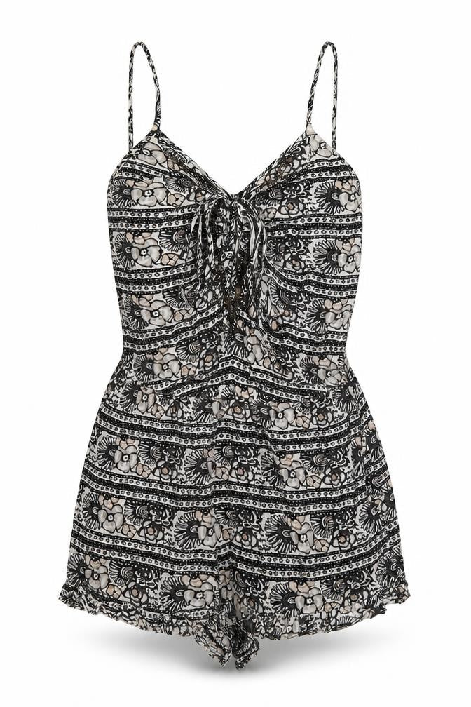 Womens UK Size S American Eagle Outfitters One-Piece Multicoloured Playsuit
