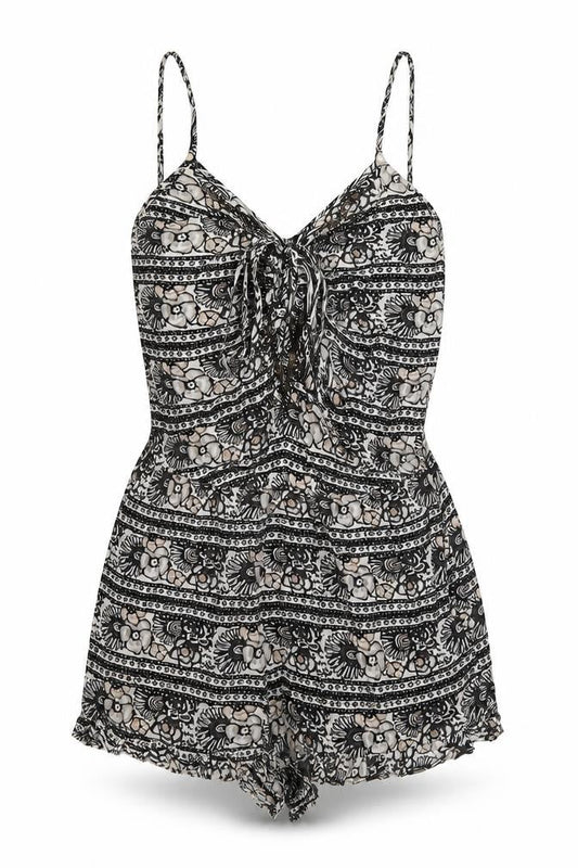 Womens UK Size S American Eagle Outfitters One-Piece Multicoloured Playsuit