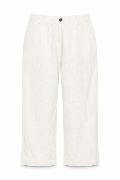 TIGI Women's Ivory Trousers with Pockets, Size 18
