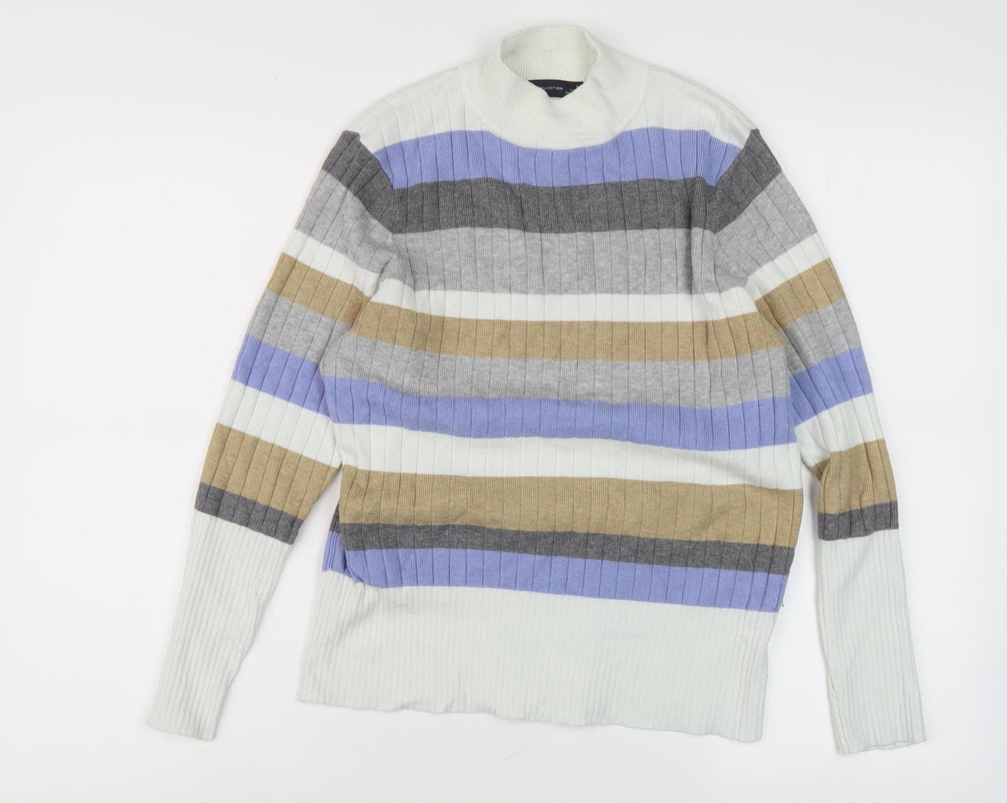 Womens UK Size 14 Marks and Spencer Multicoloured Pullover Jumper