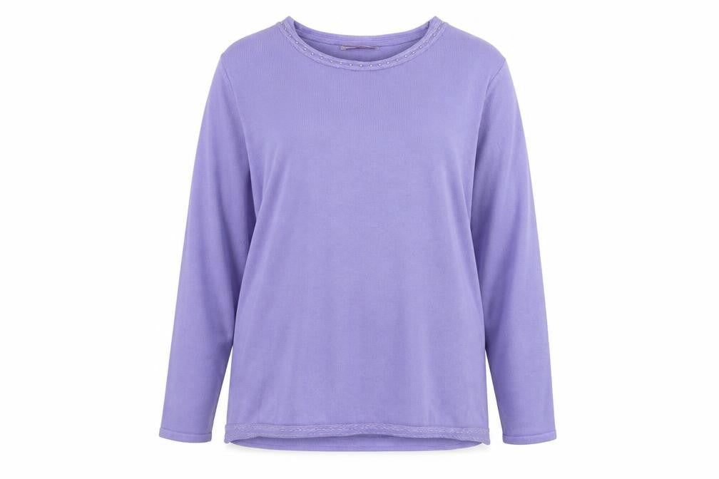 Womens UK Size 2XL Anna Rose Purple Pullover Jumper