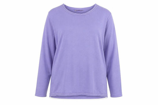 Womens UK Size 2XL Anna Rose Purple Pullover Jumper