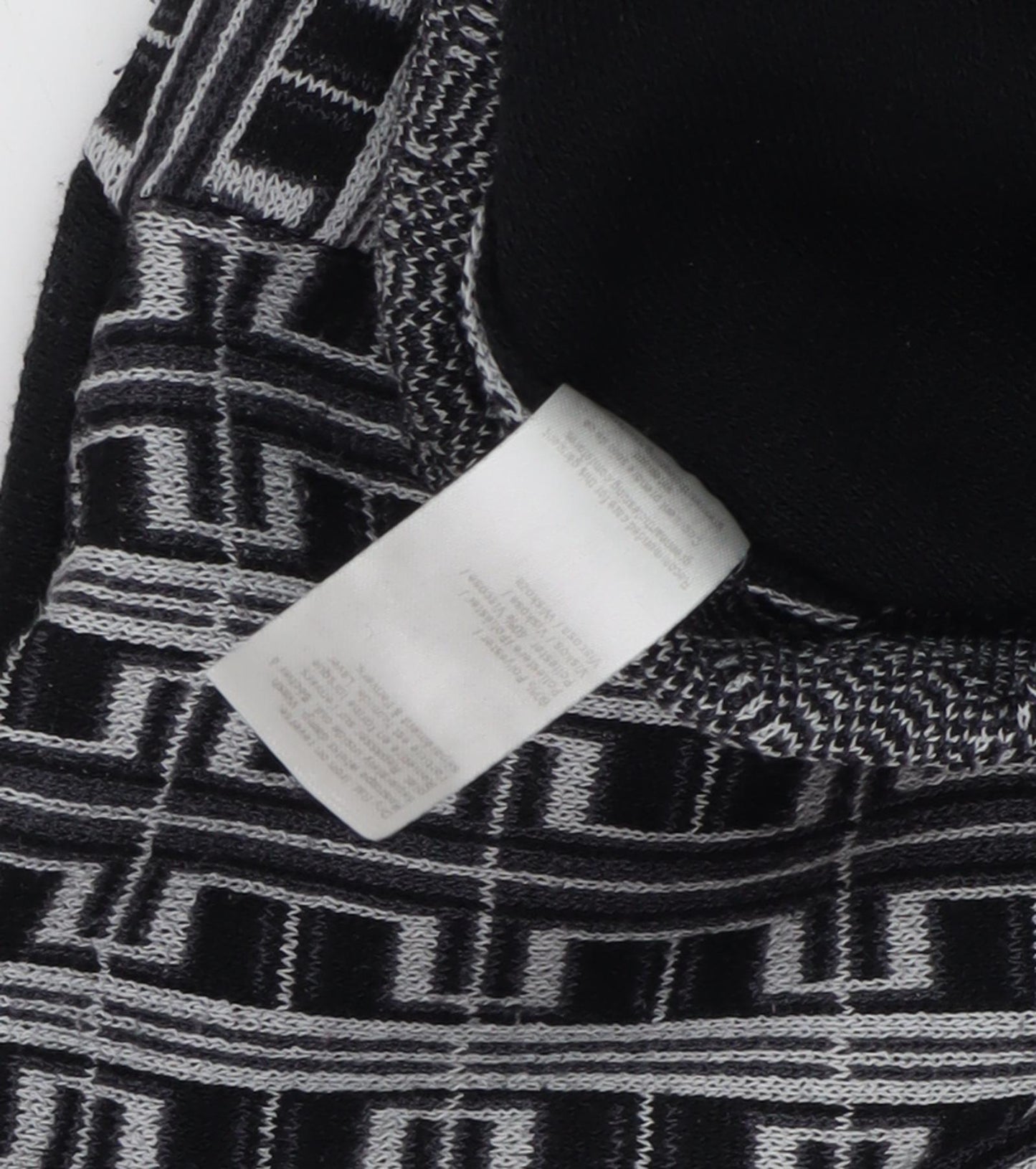 River Island Men's Black Collared Pullover Jumper L