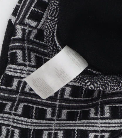 River Island Men's Black Collared Pullover Jumper L