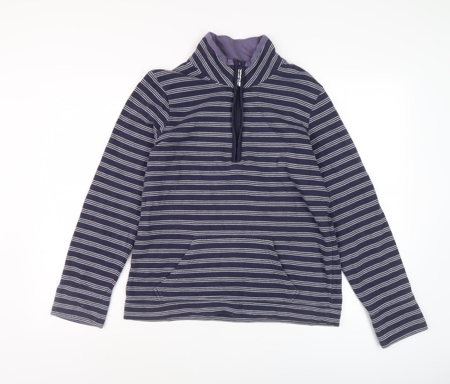 Womens UK Size 12 Marks and Spencer Blue Pullover Sweatshirt