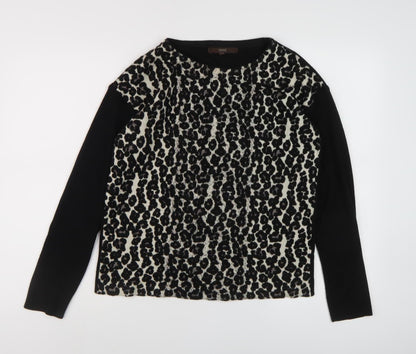 Womens UK Size 12 NEXT Black Pullover Jumper