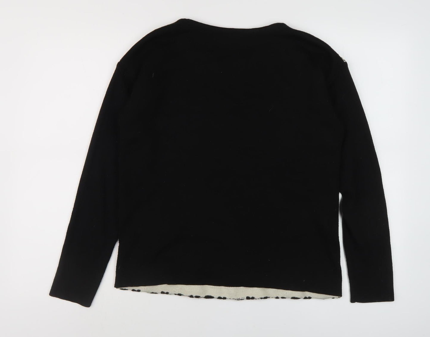 Womens UK Size 12 NEXT Black Pullover Jumper