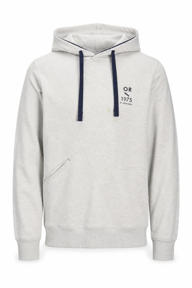 Mens UK Size XL JACK & JONES Grey Pullover Hoodie