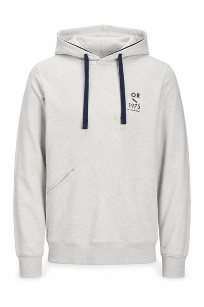 Mens UK Size XL JACK & JONES Grey Pullover Hoodie