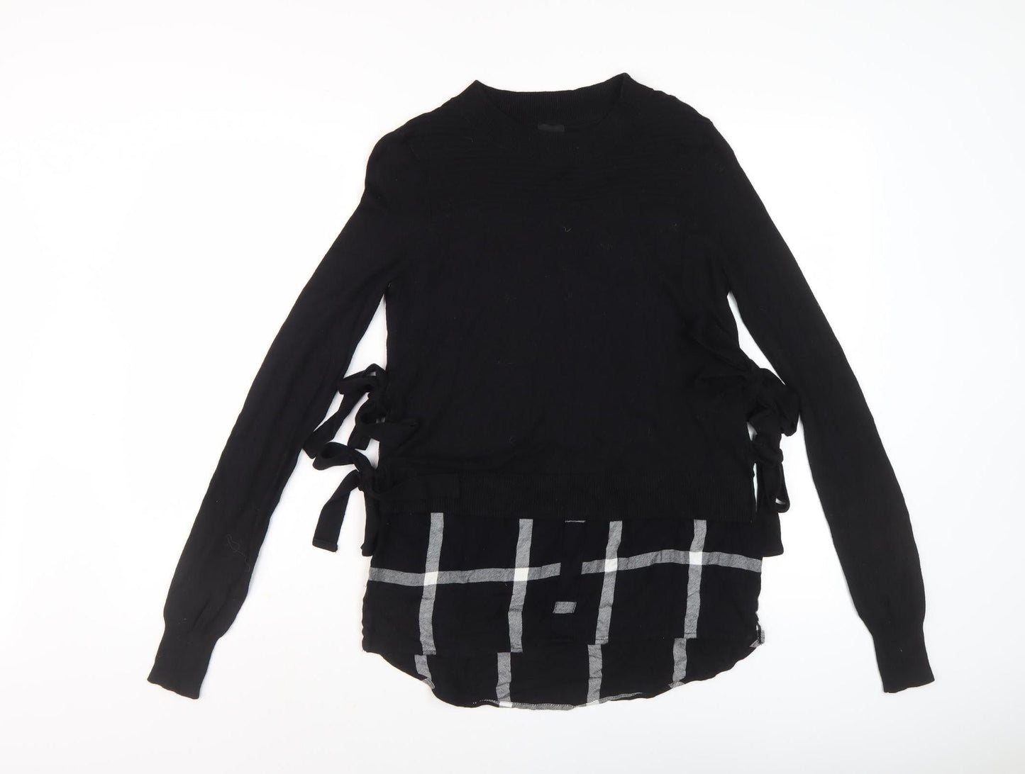 Womens UK Size 6 River Island Black Pullover Jumper