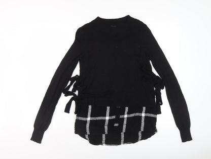 Womens UK Size 6 River Island Black Pullover Jumper