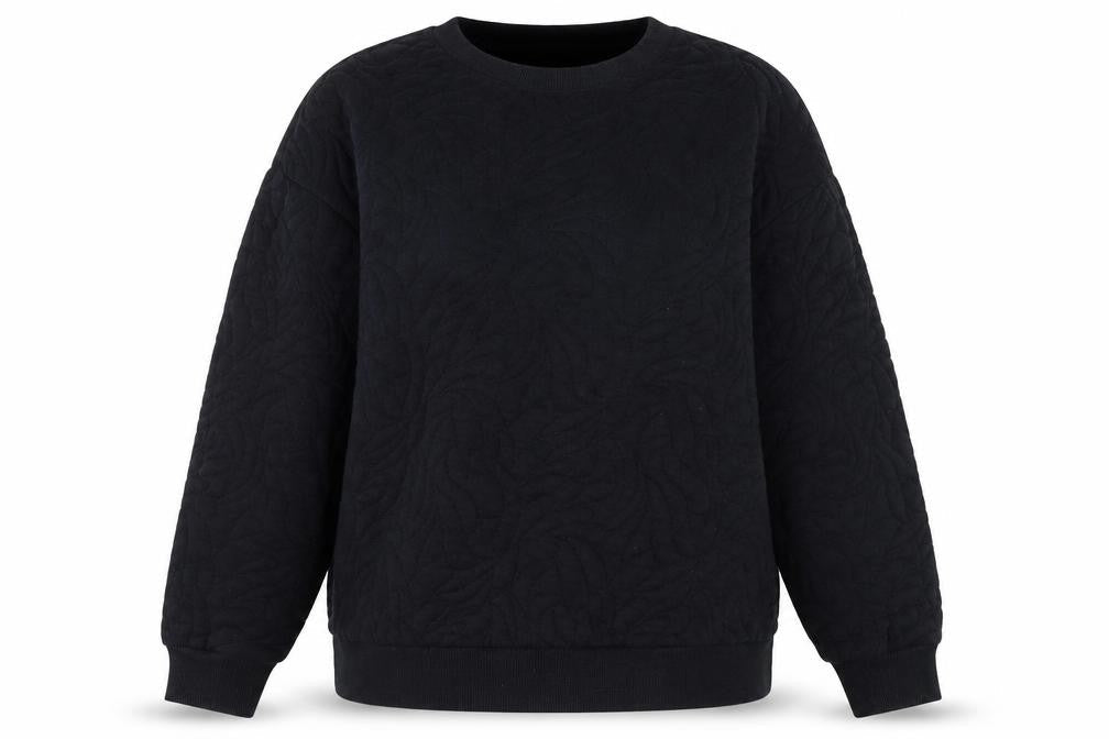Womens UK Size 16 Marks and Spencer Black Pullover Sweatshirt