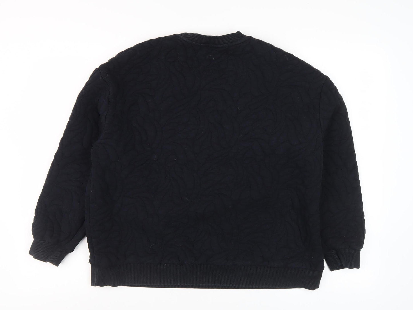 Womens UK Size 16 Marks and Spencer Black Pullover Sweatshirt