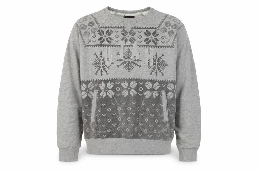Mens UK Size XL Zara Grey Pullover Sweatshirt