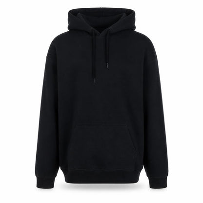 HONOUR Men's Black Graphic Pullover Hoodie, Size S