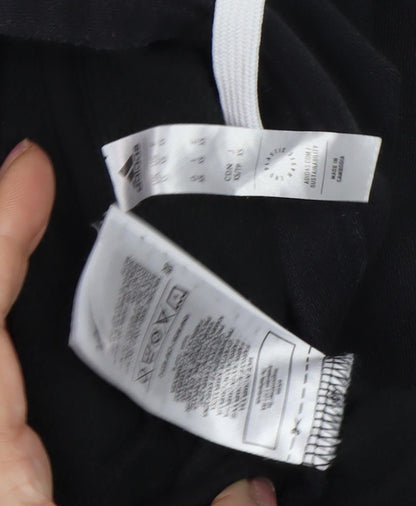 Adidas Black Unisex Pullover Hoodie Size 12