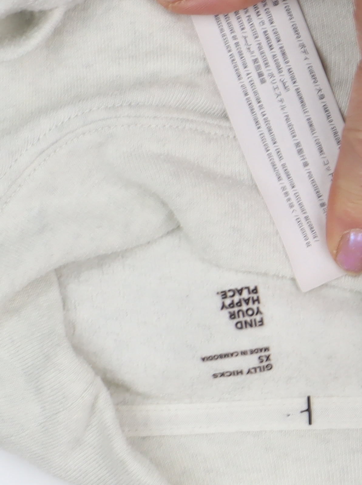 Gildan Women's White XS Mock Neck Fleece Sweatshirt