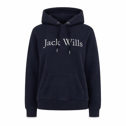 Womens UK Size 8 Jack Wills Blue Pullover Hoodie