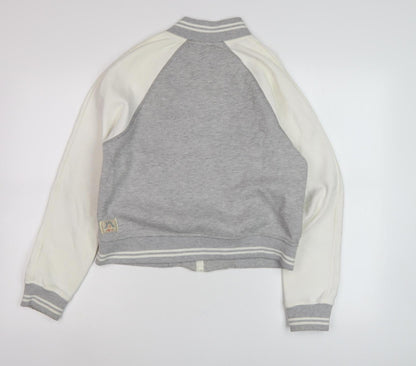 SoulCal & Co Women's Grey Full Zip Hoodie Size 10