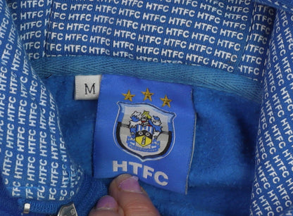 HTFC Blue Men's Full Zip Hoodie with Hooded Pockets