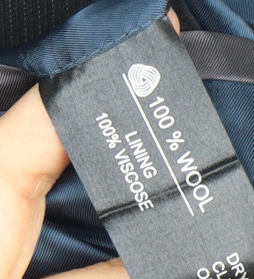 Balmain Men's Black 40 Long Jacket Blazer