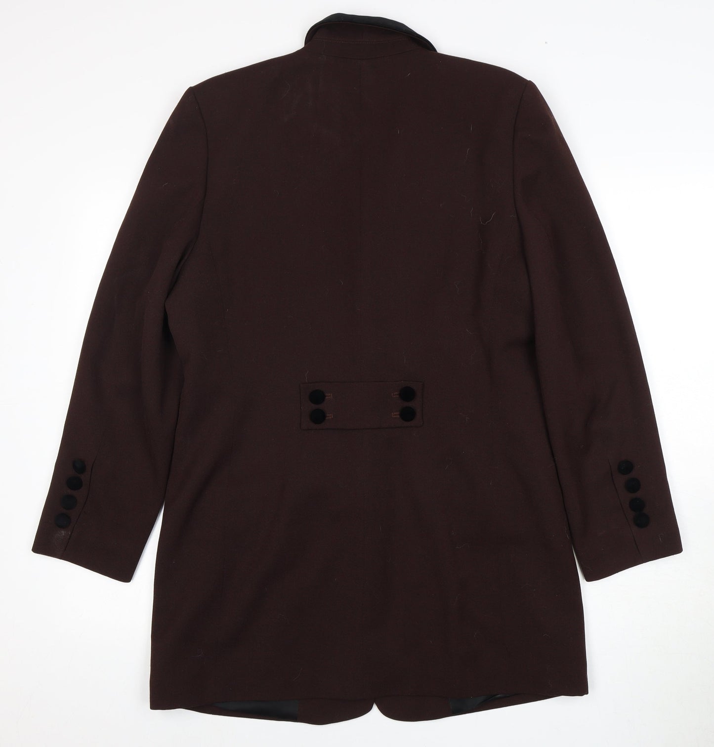 Lucia Women's Brown Tuxedo Blazer Size 12