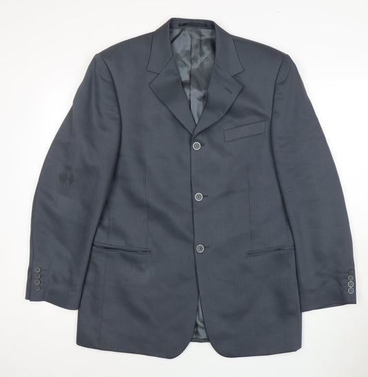 Mens UK Size 50 Tom English Regular Grey Suit Jacket
