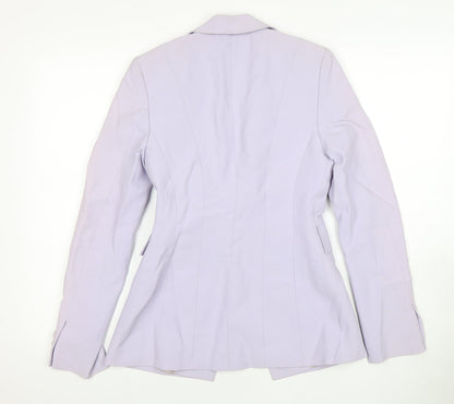 Karen Millen Women's Purple Suit Jacket Size 8
