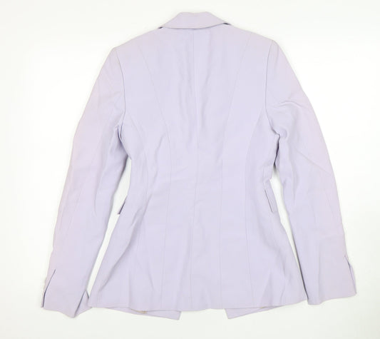 Karen Millen Women's Purple Suit Jacket Size 8