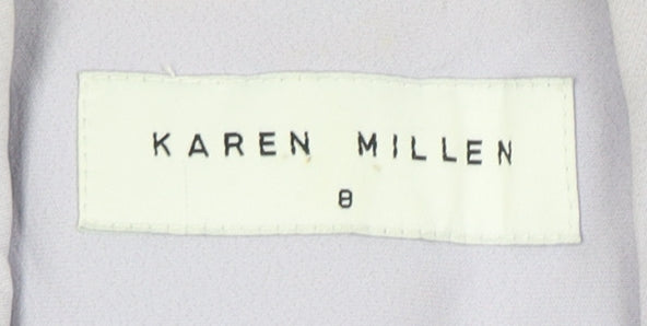 Karen Millen Women's Purple Suit Jacket Size 8