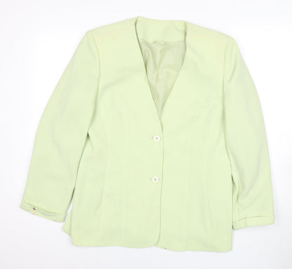 Berkertex Women's Green Jacket Size 14 Classic Blazer
