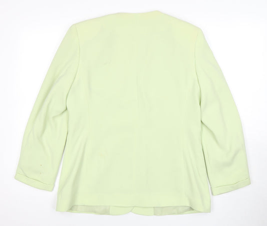 Berkertex Women's Green Jacket Size 14 Classic Blazer