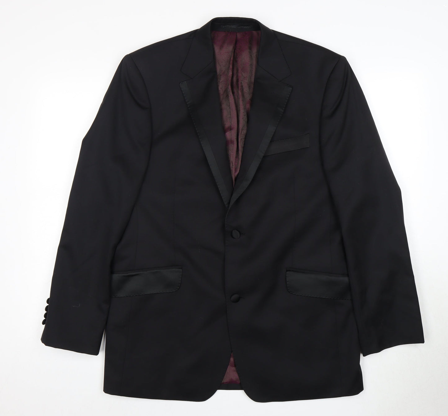 Mens UK Size 40 Daniel Hechter  Black Suit Tuxedo