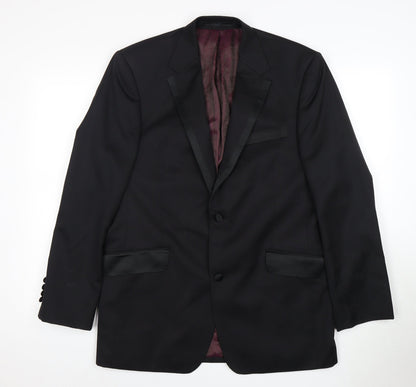 Mens UK Size 40 Daniel Hechter  Black Suit Tuxedo