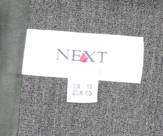 Womens UK Size 12 NEXT Grey Overcoat