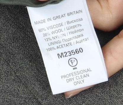 Womens UK Size 12 NEXT Grey Overcoat