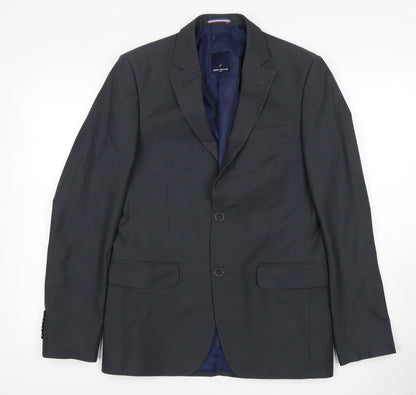 Mens UK Size 46 Daniel Hechter Regular Grey Suit Jacket