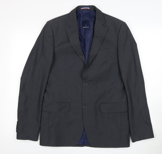 Mens UK Size 46 Daniel Hechter Regular Grey Suit Jacket