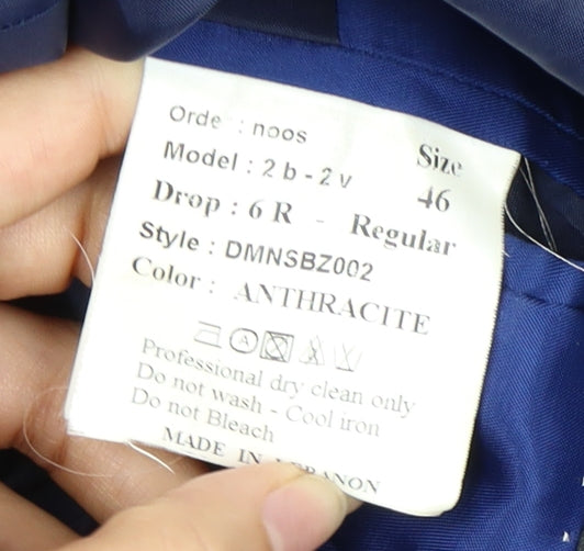 Mens UK Size 46 Daniel Hechter Regular Grey Suit Jacket