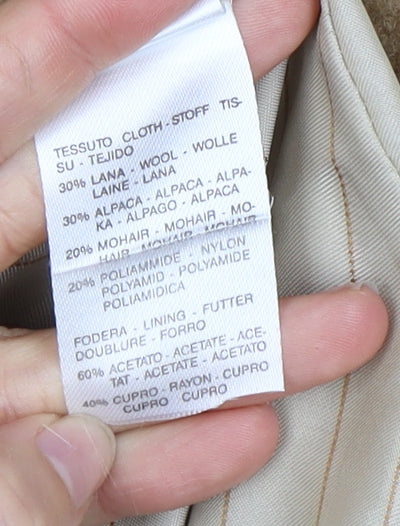 Womens UK Size 4 Marella Beige Pea Coat