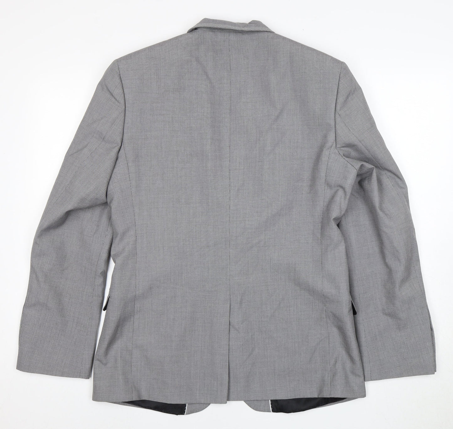 Mens UK Size 40 Red Herring Regular Grey Suit Jacket