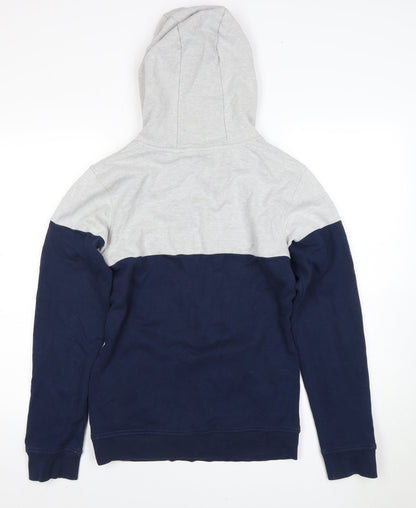 Mens UK Size S adidas Multicoloured 1/4 Zip Hoodie