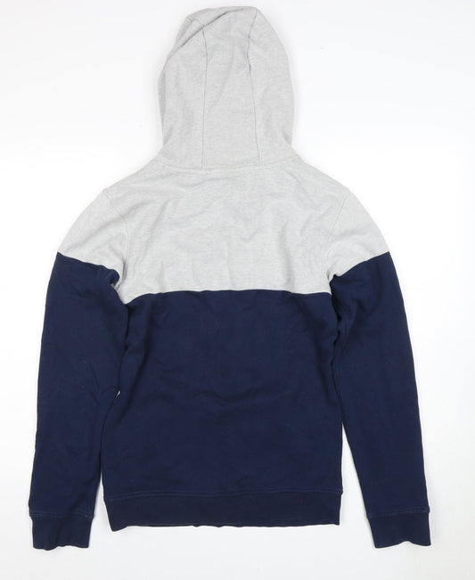 Mens UK Size S adidas Multicoloured 1/4 Zip Hoodie