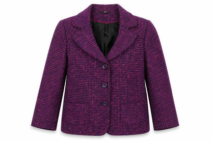 Womens UK Size 12 EWM Regular Purple Blazer