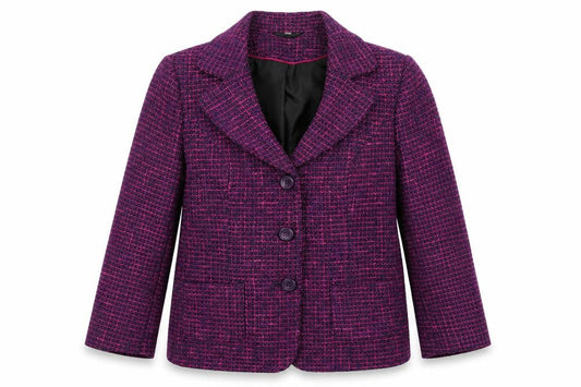Womens UK Size 12 EWM Regular Purple Blazer