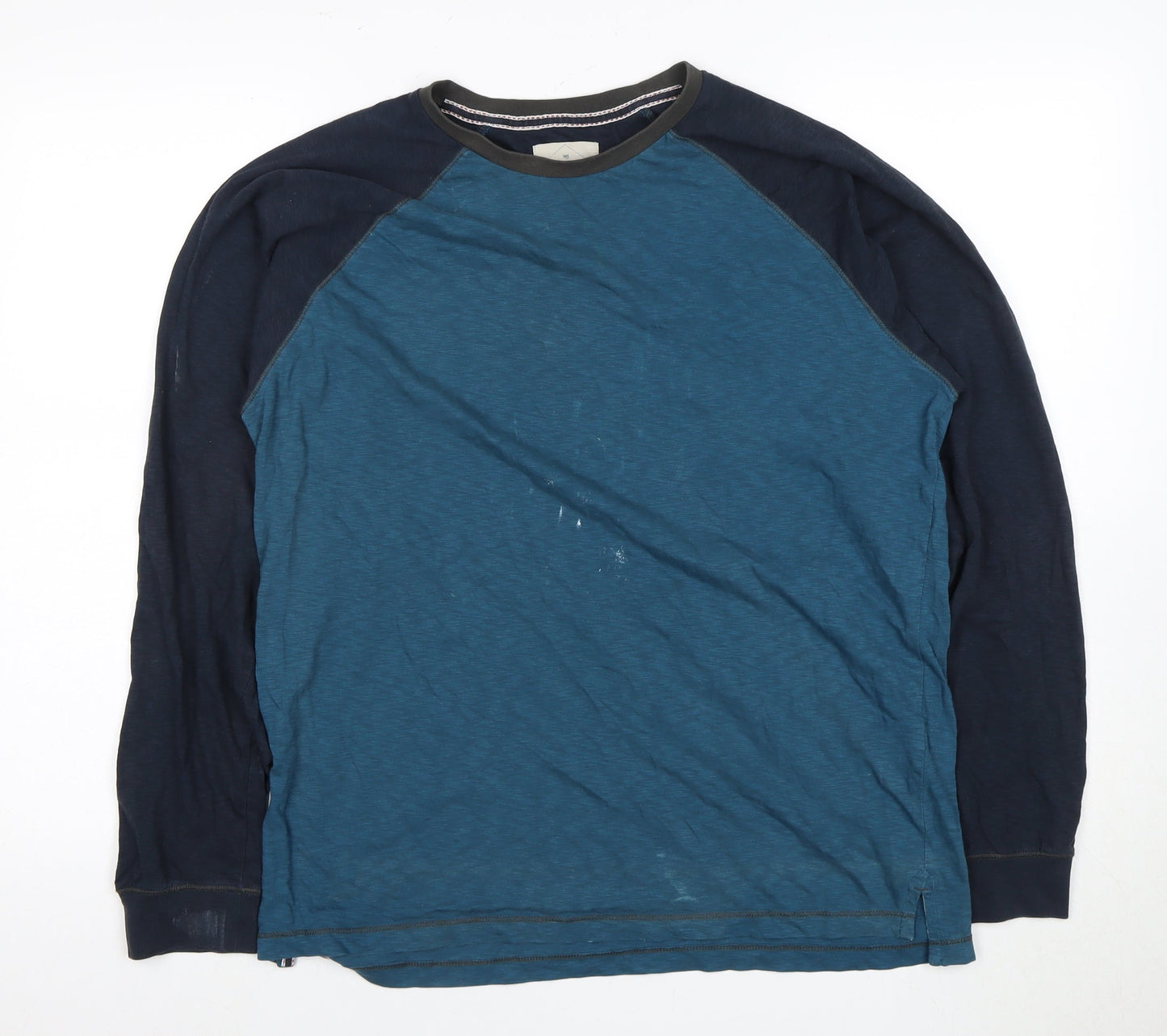 White Stuff Men's Blue Long Sleeve T-Shirt M